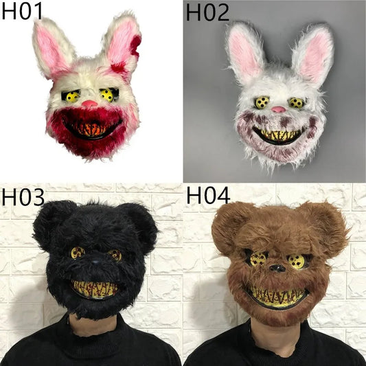 NEW Fancy Cosplay Stage Make-up Scary Bear/Rabbit Mask