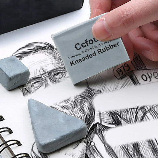 3/6/10/20/36pcs Grey Plasticity Erasers Kneaded Rubber