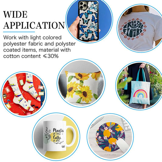 150 Sheets 8.5 x 11 Inch Sublimation Paper 120g Heat Transfer Paper