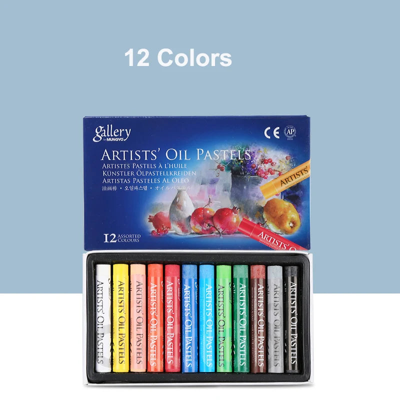 MUNGYO Artist Oil Pastel Set 12/25/50 Professional Painting/Drawing