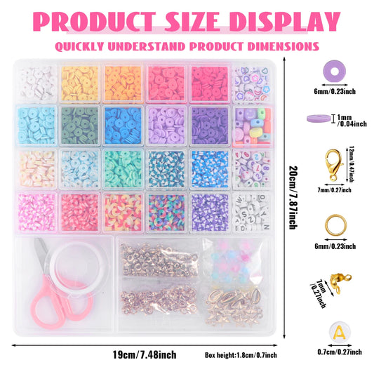 DIY Jewelry Accessories Rainbow Beads Kit