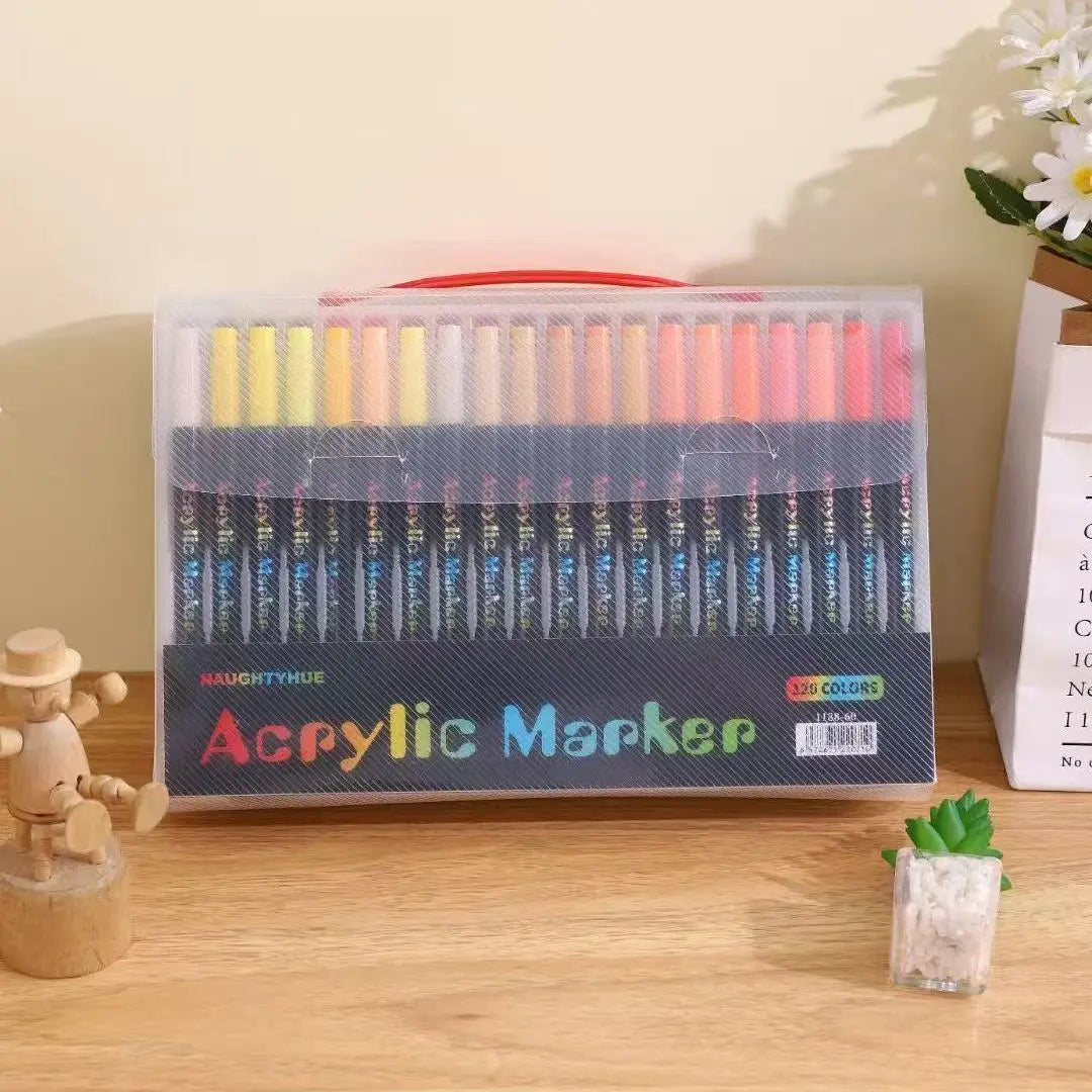Professional Art Use 48-Color Acrylic Paint Markers