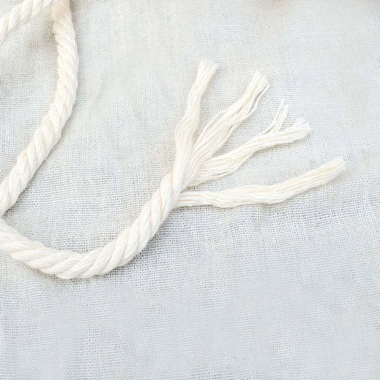 Macrame Cord Twisted String Cotton Cord For Handmade Natural Beige Cords Rope Thread DIY Craft Knitting Making Wall Hangings