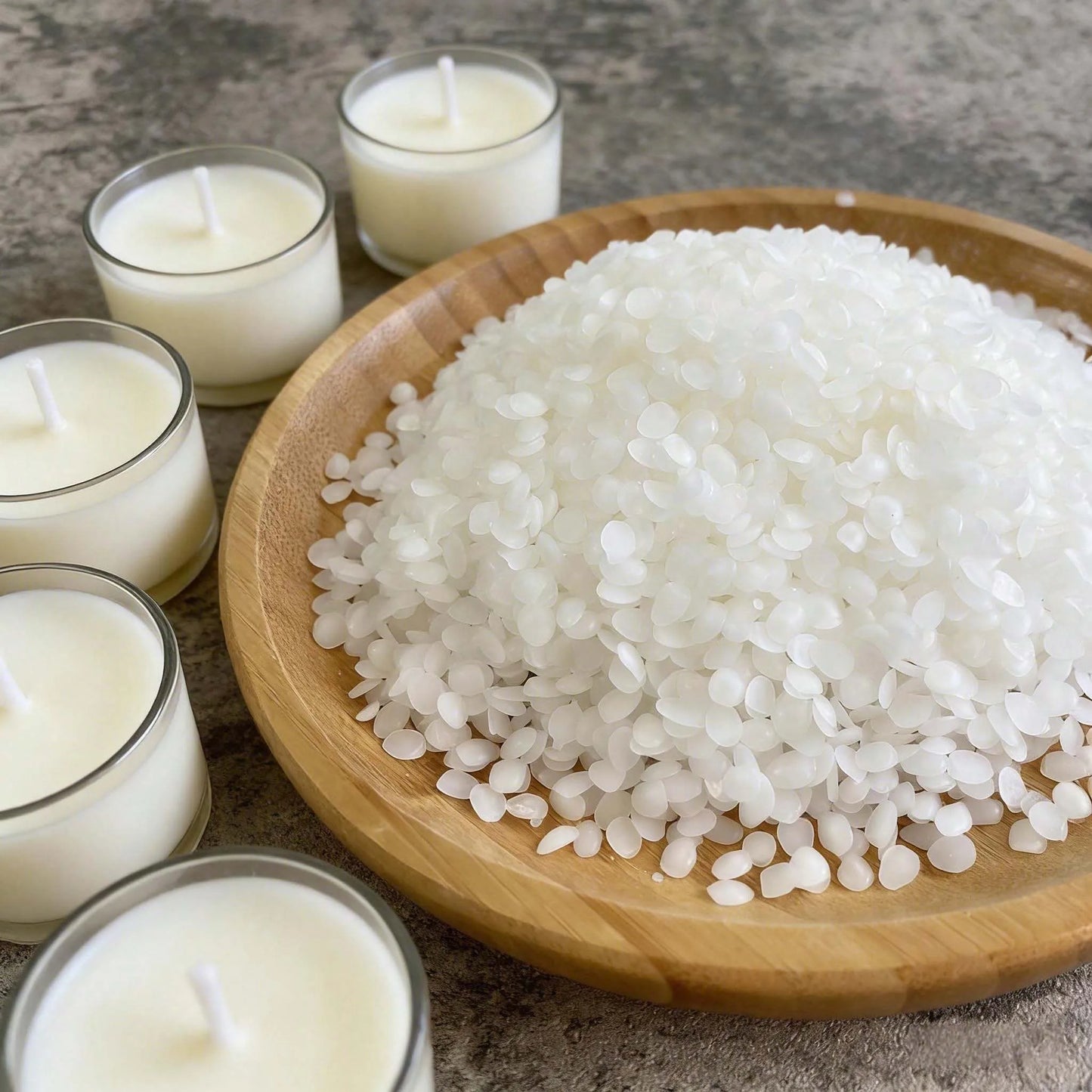 100/200/500/1000g Natural Soy Wax Ice Flower Wax DIY Scented