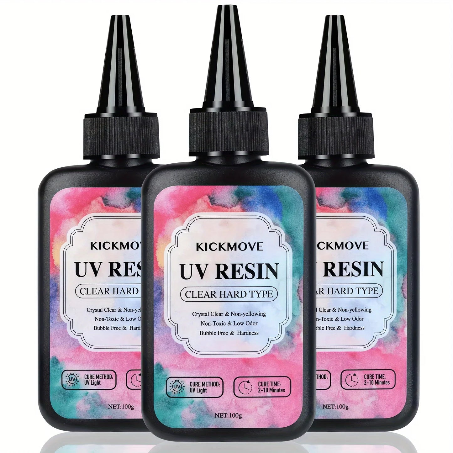 500g UV-Resin-Clear, Hard, Upgraded Crystal-Clear Epoxy