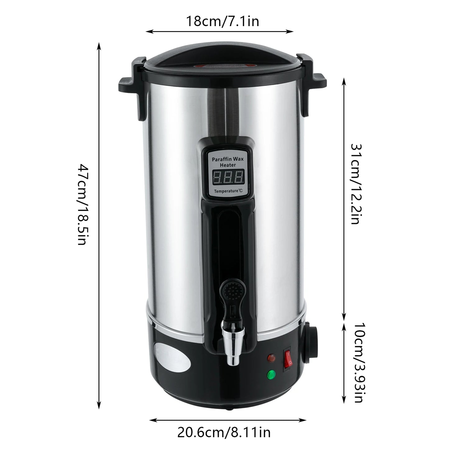 8/10.8/12 L Wax Melter Kit for Candle Making