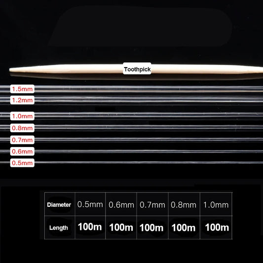 100m Strong Elastic Crystal-Beading Thread Cord Jewelry