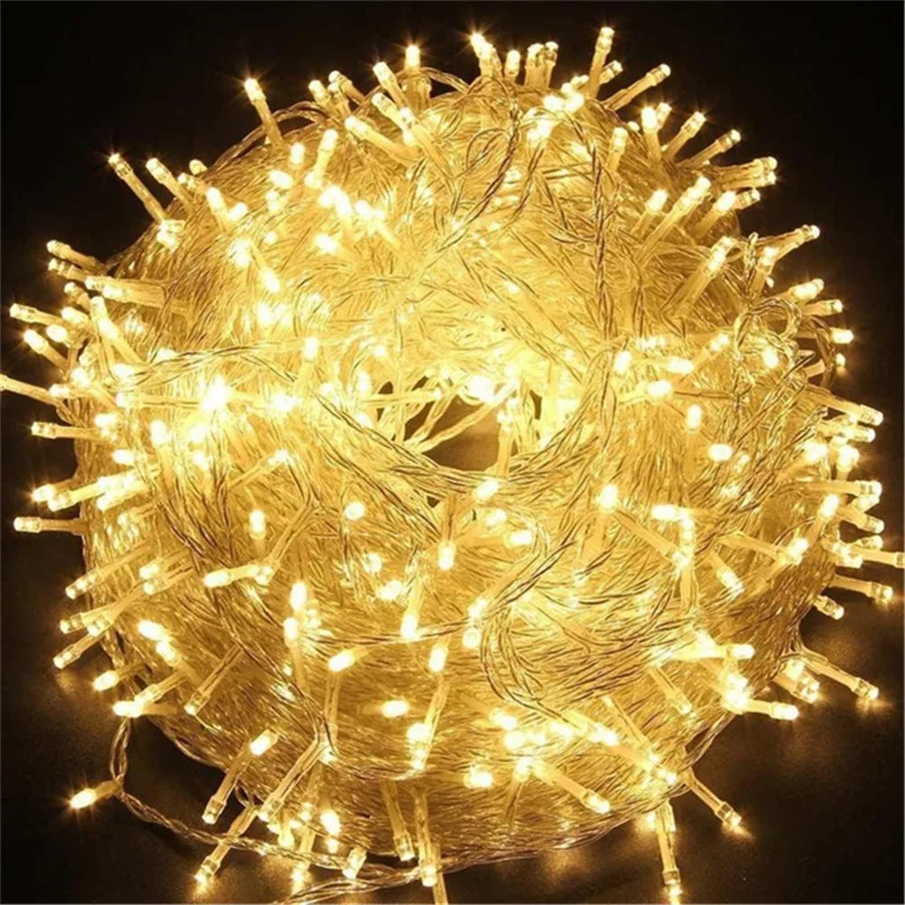 Christmas Lights 5M/10M/20M/30M/50M/100M Led String Fairy Light 8/Modes