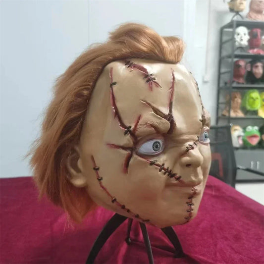 1 PC Horror Ghost Doll Chucky Mask Halloween Scary Latex