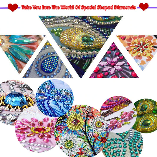 2D/Flat Xmas DIY Table Top Diamond Painting Ornament Kits