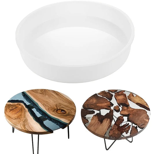 Large Oversize Resin Molds, Large Round Mold Resin Table Mold Epoxy Table Mold For River Table, Charcuterie Board, Cutting Board