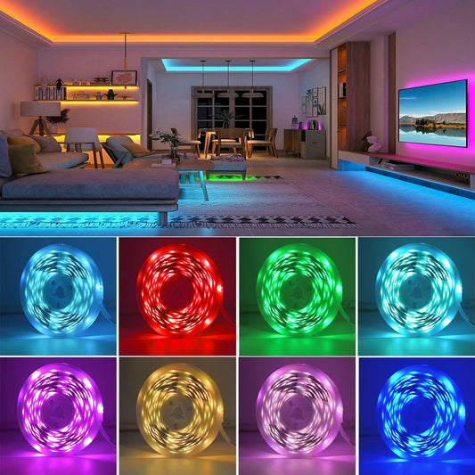 RGB/LED Strip Lights 5m/10m/20m/30m with APP Control