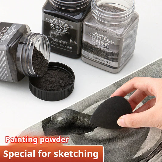 Dry/Wet Sketch Toner Paint Sketching Graphite/Charcoal Color Powder