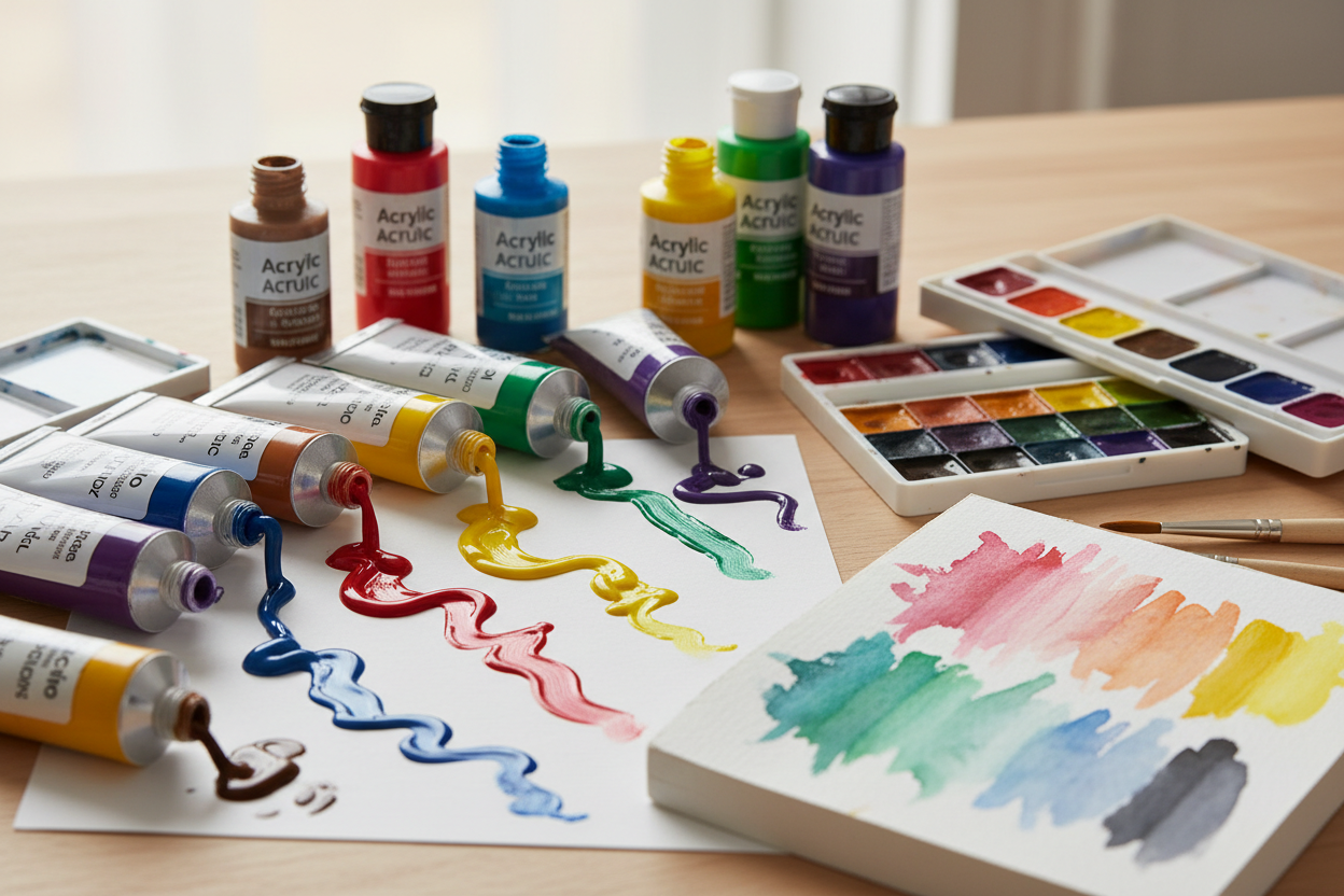 Acrylic, Water, Sand, Air Brush, Painting, Diamond Art