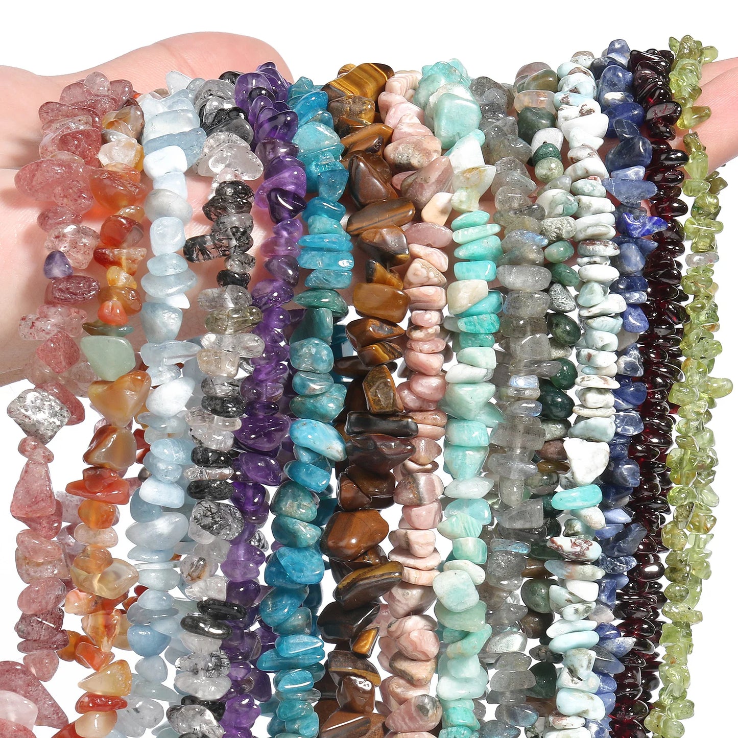Irregular Amethysts Garnet Tiger Eye Crystal Natural Stone