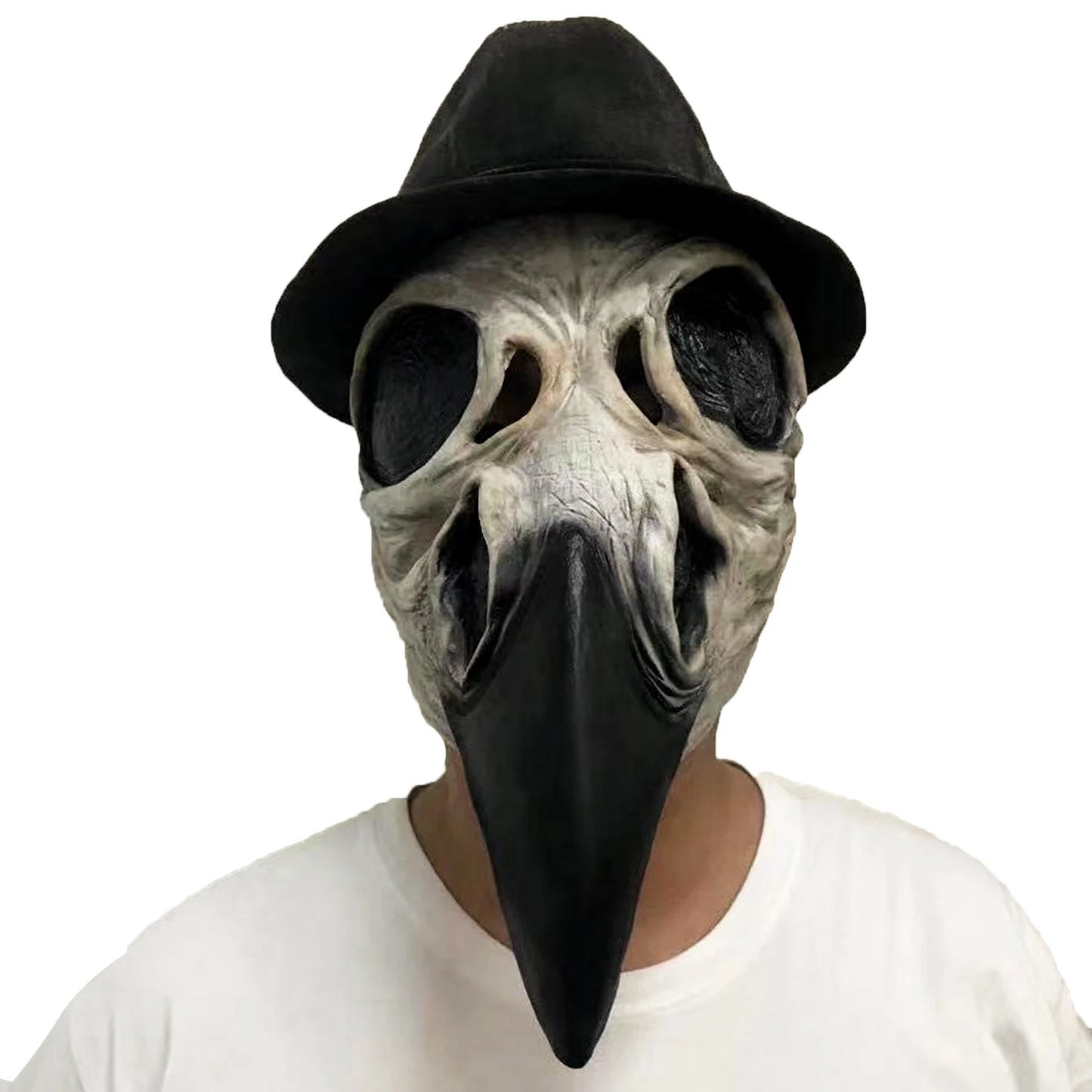 Crow Skull Mask Plague Doctor Mask Cosplay Bird Latex Masks Carnival Animal Masquerade Halloween Party