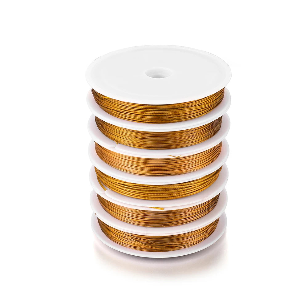 1 Roll/lots 0.3-1.0mm Resistant Stainless Wire Tiger Tail