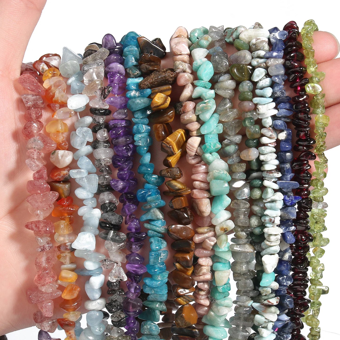 Irregular Amethysts Garnet Tiger Eye Crystal Natural Stone