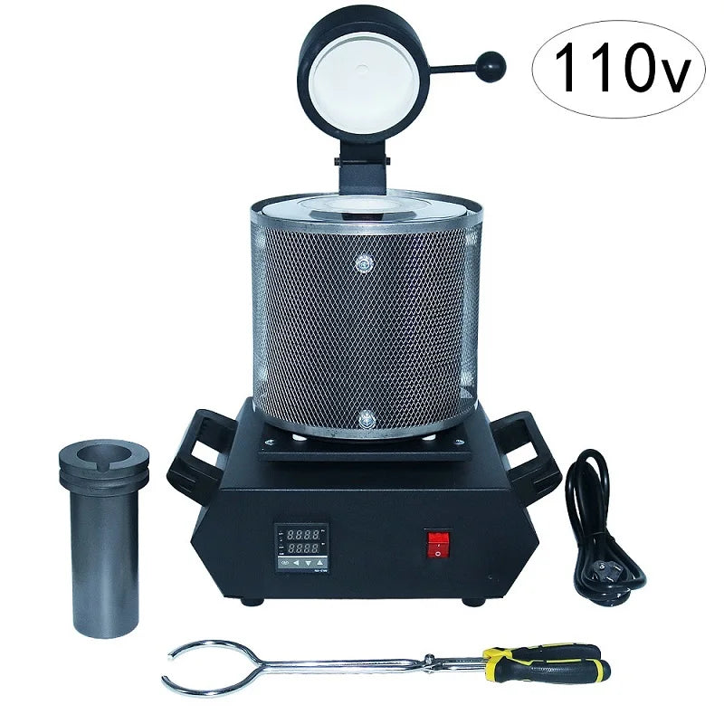 3KG Digital Gold Melting Furnace Machine Heating Capacity 2100W