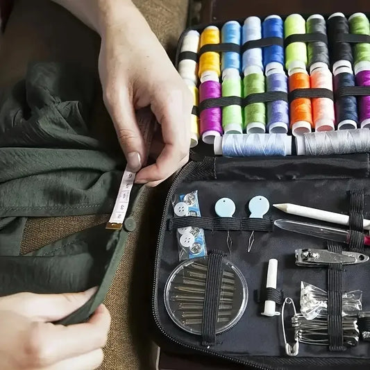 Large Sewing Set 24-Colored Threads 30-Assorted Needles