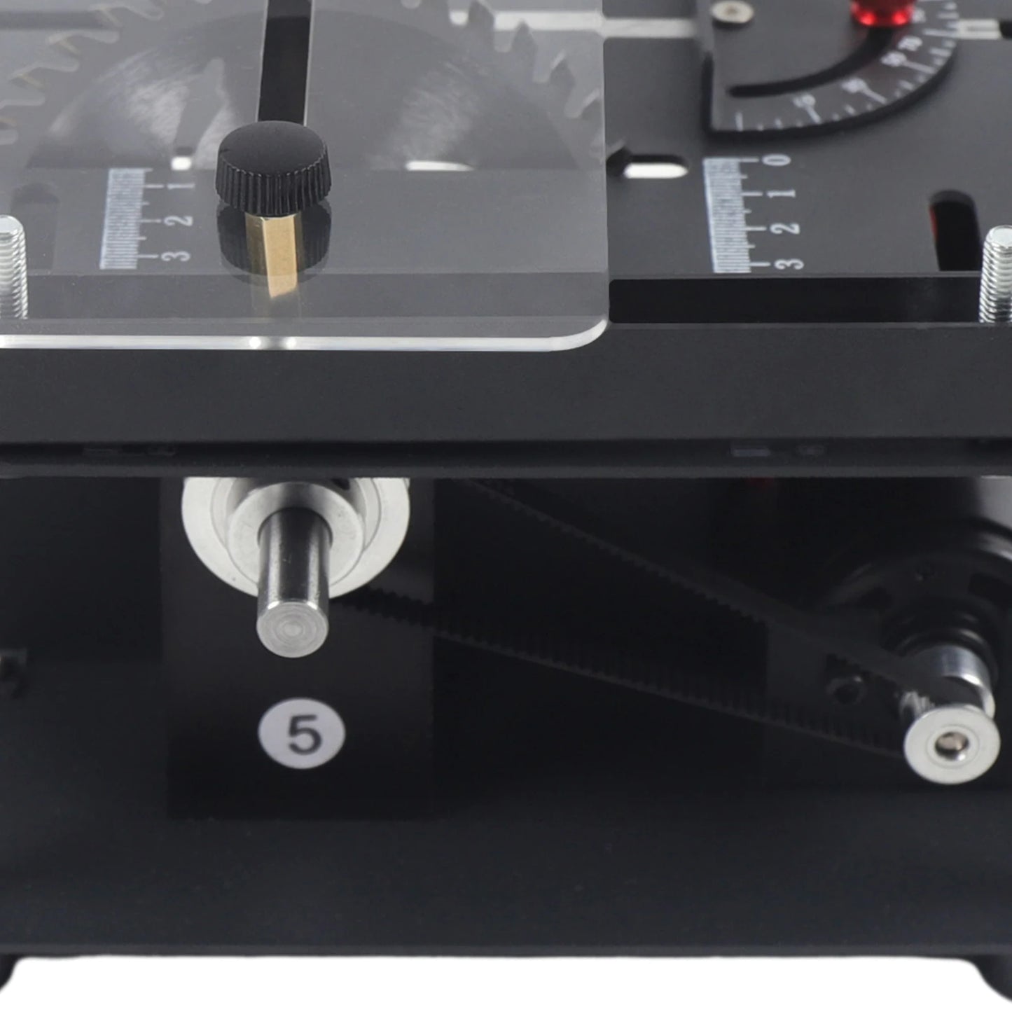 Black 200W Mini-Table Saw Multi-Functional Cutting Bench