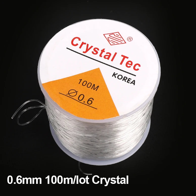 100m Strong Elastic Crystal-Beading Thread Cord Jewelry