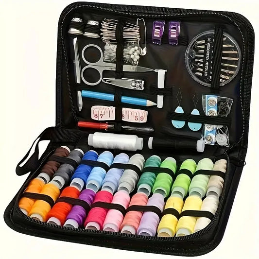 Large Sewing Set 24-Colored Threads 30-Assorted Needles