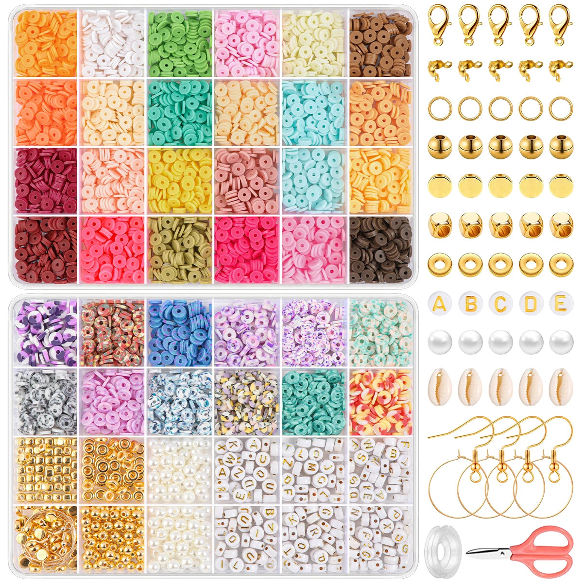 DIY Jewelry Accessories Rainbow Beads Kit