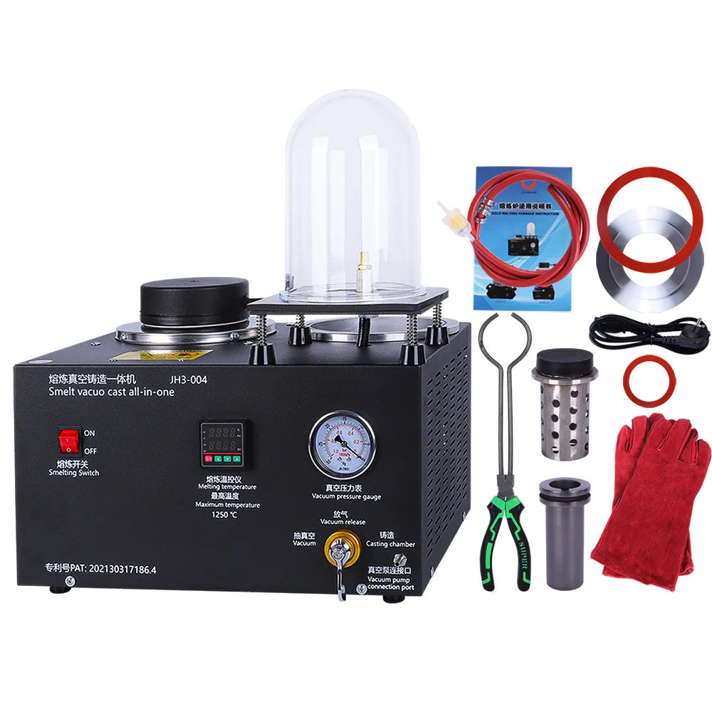 2KG Digital Display Metal Casting Furnace 1150°C High Temp