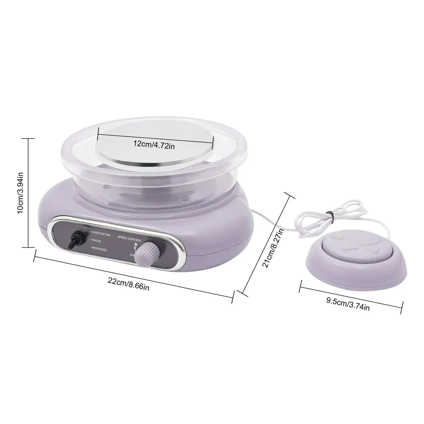 Professional Pottery Wheel Adjustable Speed  8-Sculpting Tools