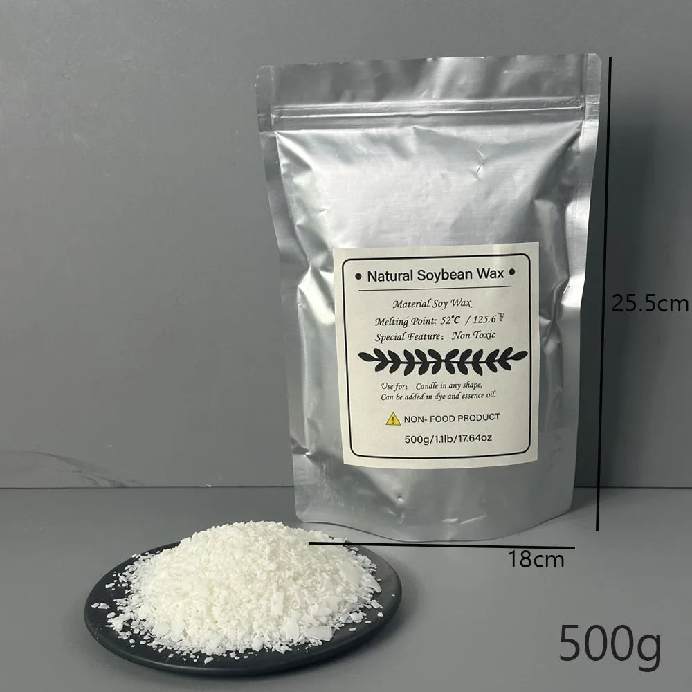 500g/1kg Pure Soy Wax Paraffin Material Pre-Soy Wax-Core
