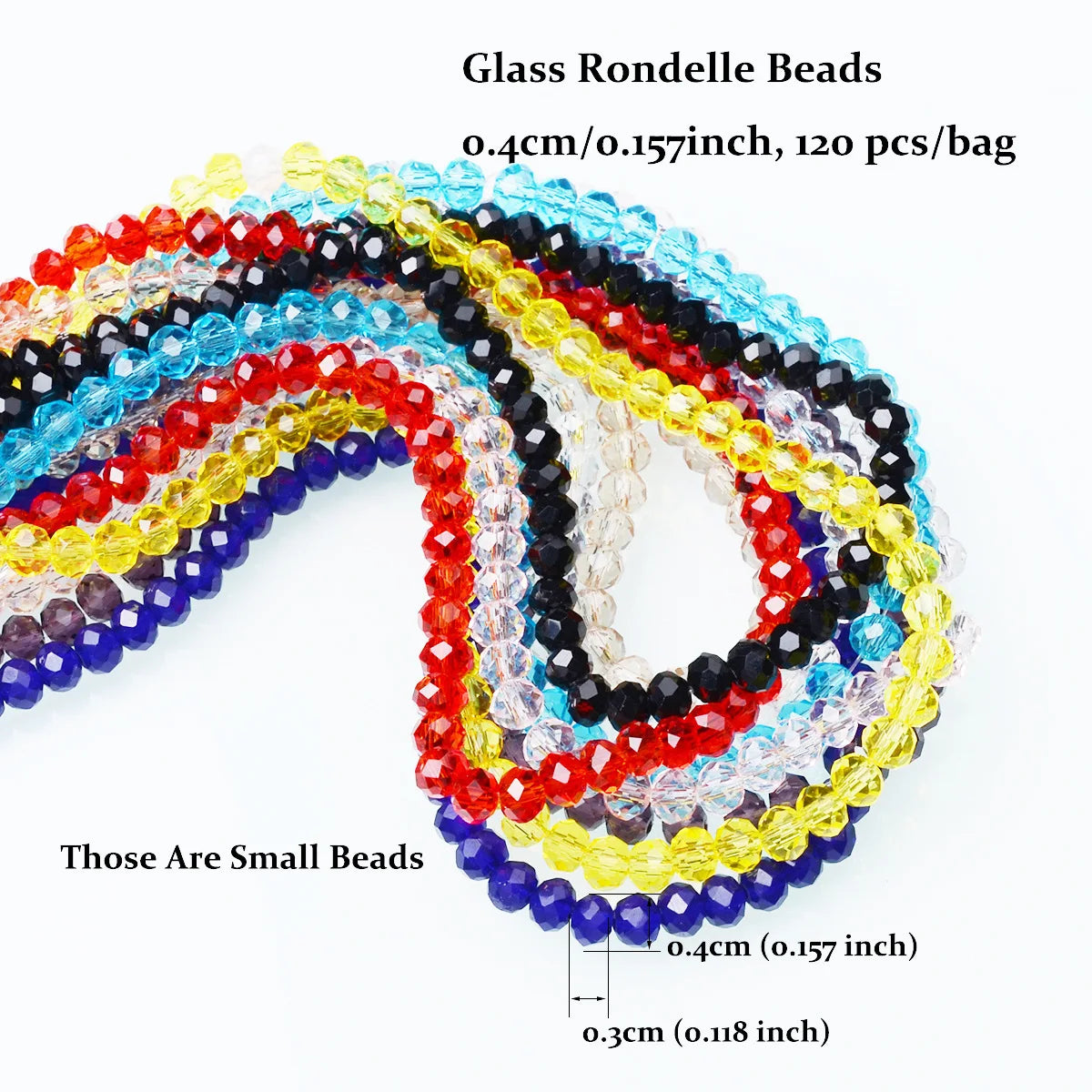 4 6 8 10mm Czech Rondelle Crystal Beads Faceted Glass Beads