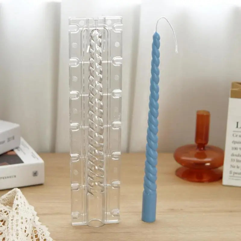 Spiral Taper Candle Mold Twisted Tapered Candlestick