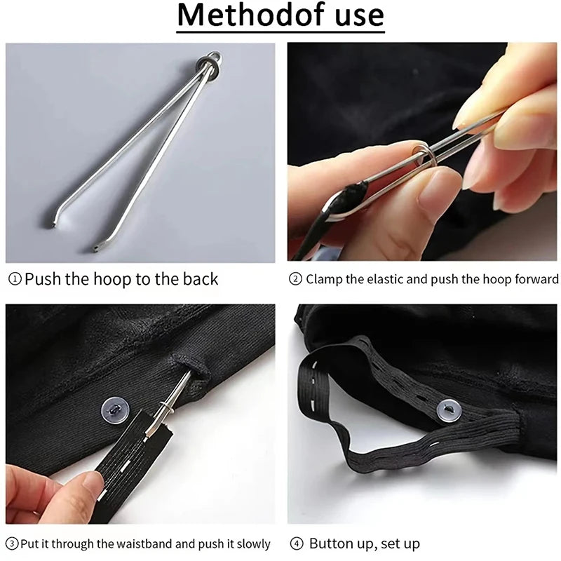 2pcs Stainless Steel Garment Clips Sewing DIY Tools