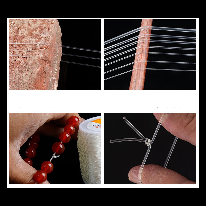 100m Strong Elastic Crystal-Beading Thread Cord Jewelry