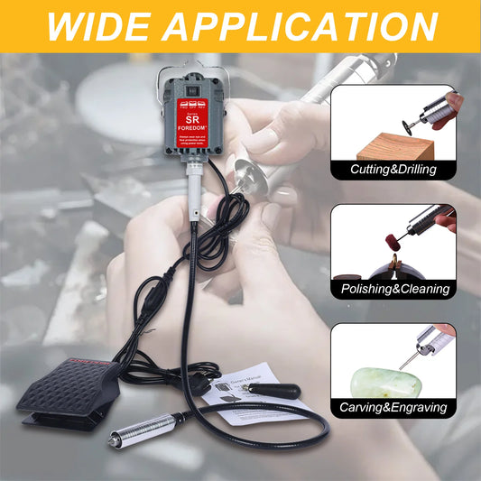 18000RPM-SR Flexible-Shaft Hanging Grinder Mill  Jewelry Polishing