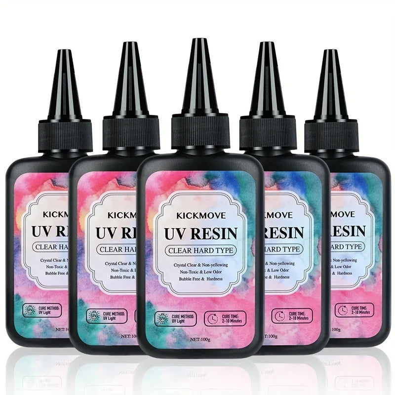 500g UV-Resin-Clear, Hard, Upgraded Crystal-Clear Epoxy