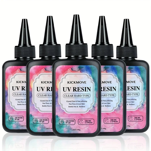 500g UV-Resin-Clear, Hard, Upgraded Crystal-Clear Epoxy