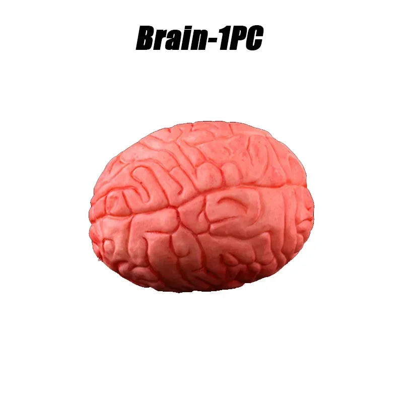 Halloween Body=Parts Scary Plastic Brain Organs Severed Hands Feet