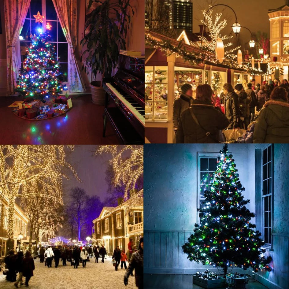Christmas Lights 5M/10M/20M/30M/50M/100M Led String Fairy Light 8/Modes