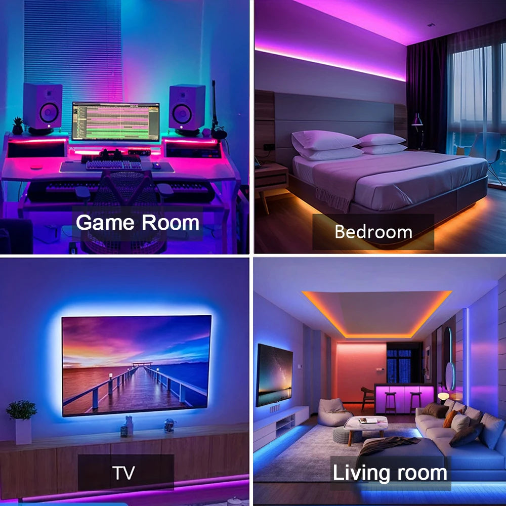 RGB/LED Strip Lights 5m/10m/20m/30m with APP Control