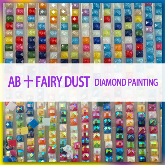 Stained Glass Fairy Dust Disney Cartoon Animal Diamond Painting