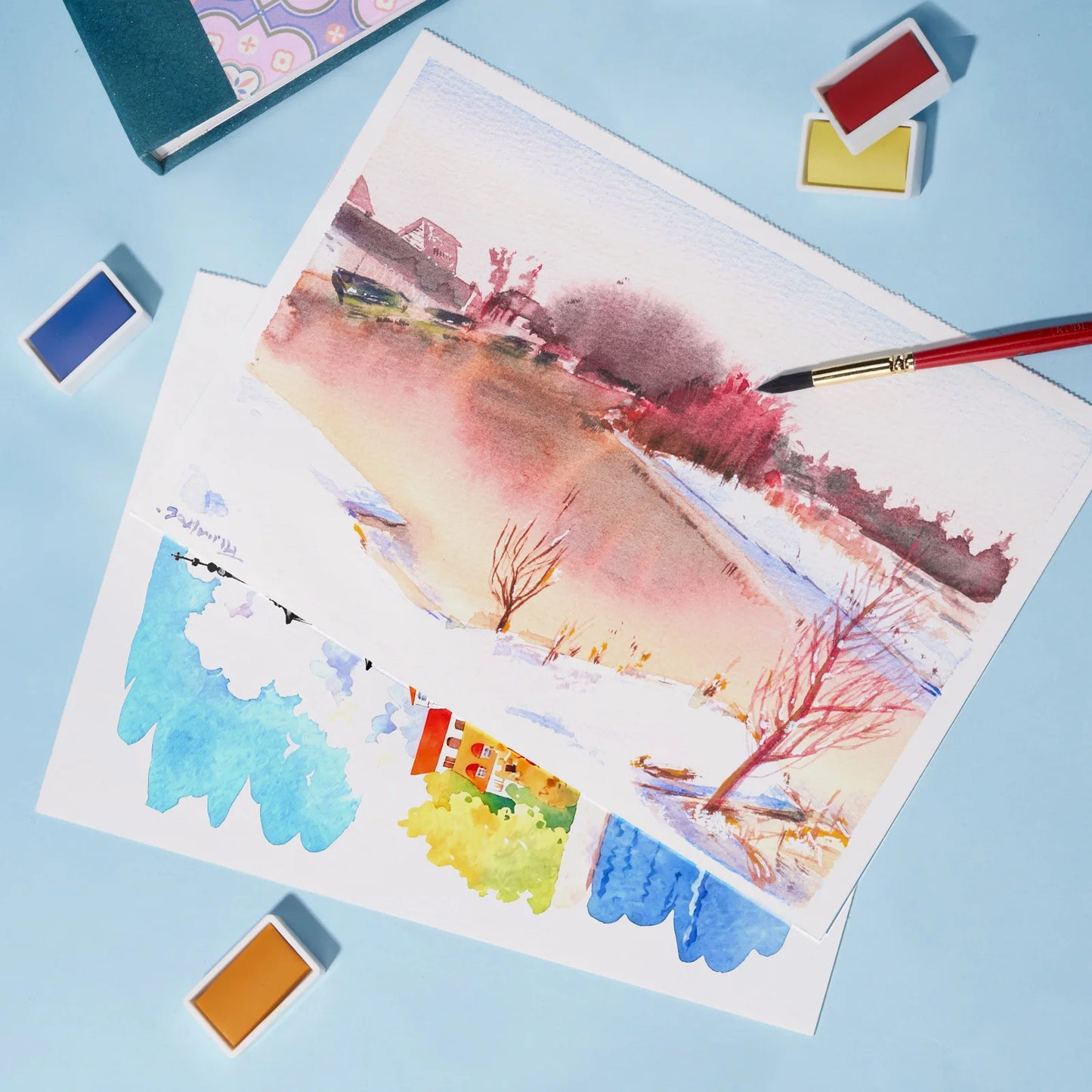 Arrtx Watercolor Paint Set 24 Vivid Colors, Water Colors Paint Set