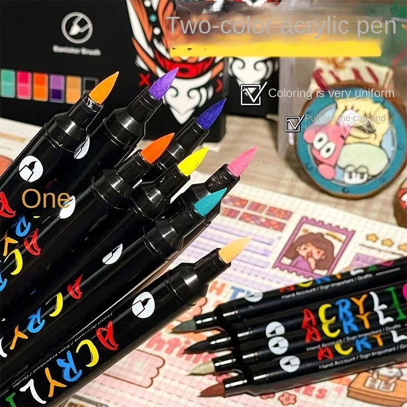 Professional Art Use 48-Color Acrylic Paint Markers