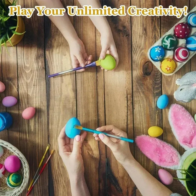 10pcs/lot Unfinished Wooden Eggs, Smooth Solid Wood