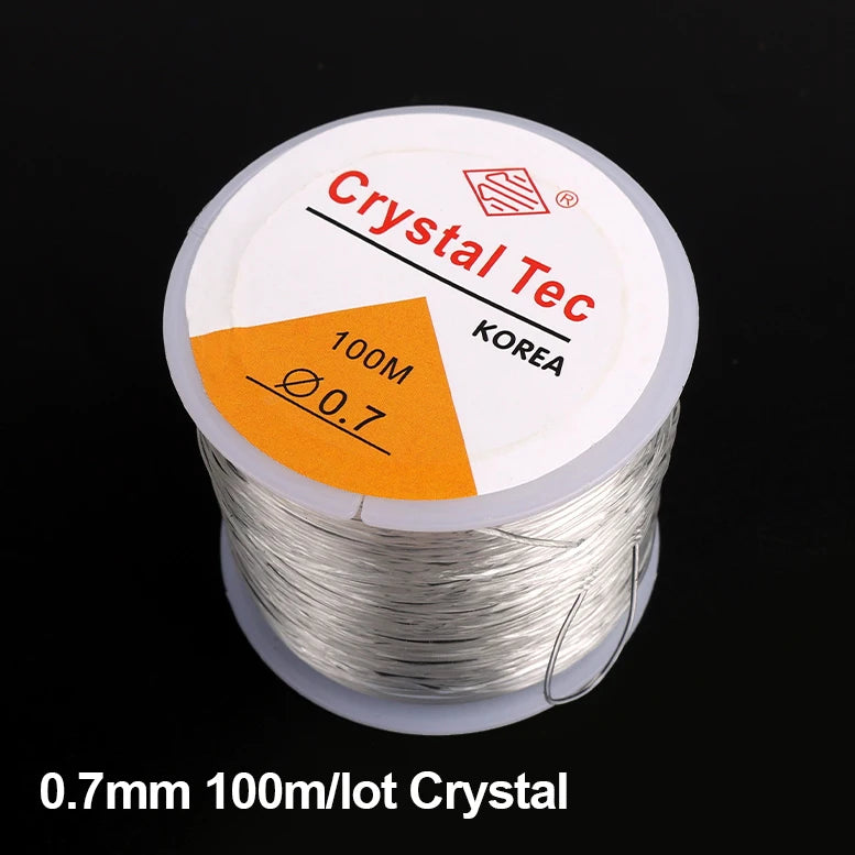 100m Strong Elastic Crystal-Beading Thread Cord Jewelry