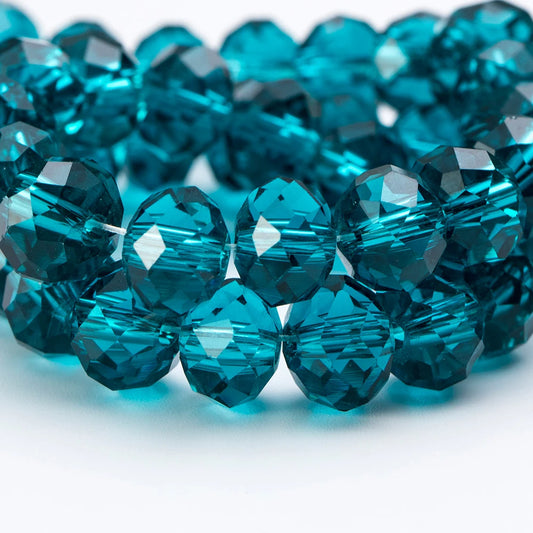 4 6 8 10mm Czech Rondelle Crystal Beads Faceted Glass Beads