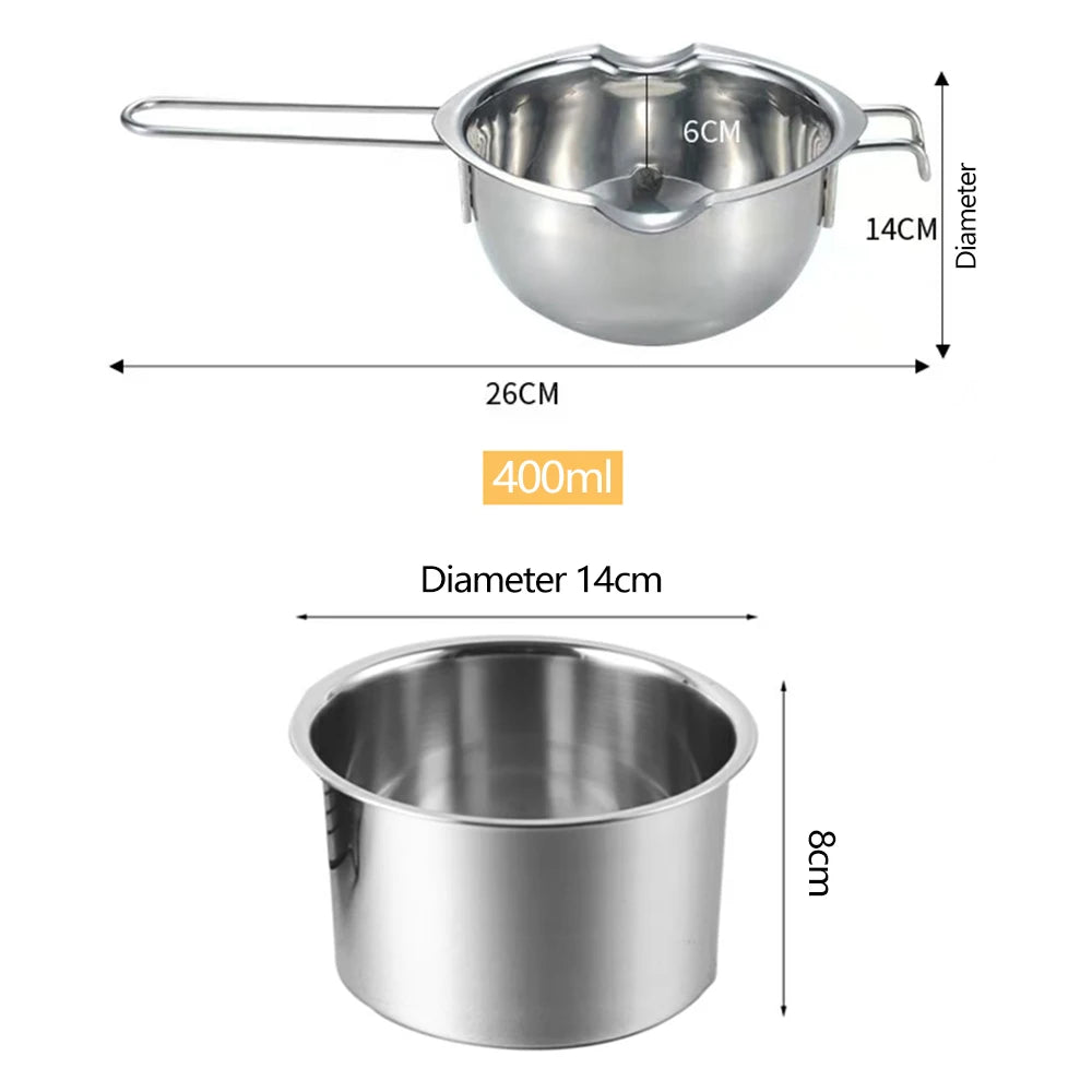 400/600ml Candle Wax Melting Boiler Pot