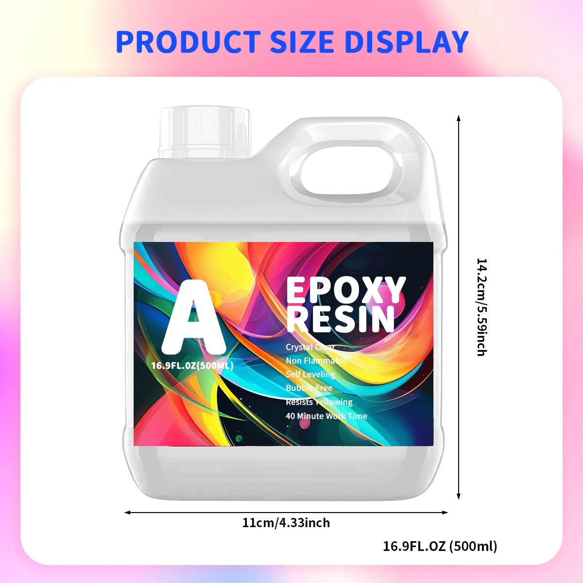 500ML Food Safe Epoxy Resin Set 1:1 Ratio