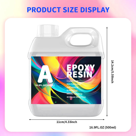 500ML Food Safe Epoxy Resin Set 1:1 Ratio